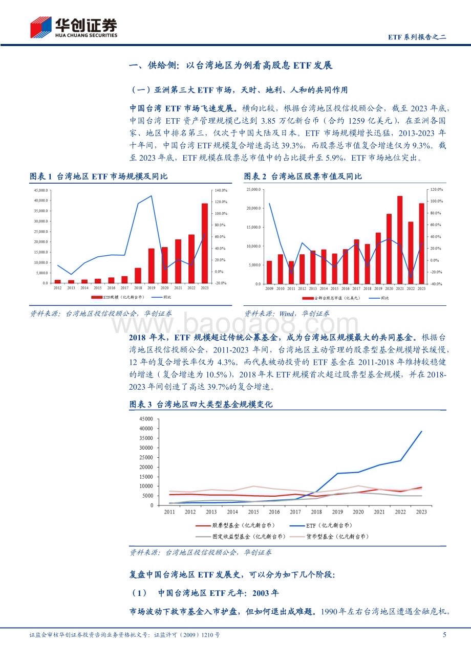 20240626_华创证券_非银金融行业深度研究报告：ETF系列报告之二中国台湾地区高股息ETF为何高歌猛进？_22页.pdf_第5页