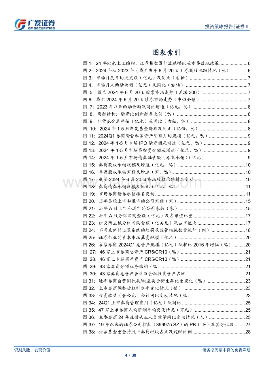 20240626_广发证券_证券行业2024年中期策略：顺应新监管环境迎接供给侧改革_30页.pdf_第4页