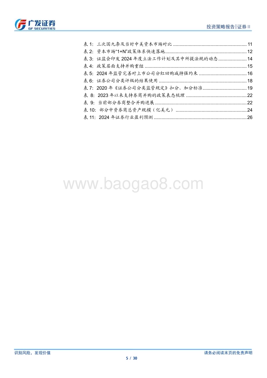 20240626_广发证券_证券行业2024年中期策略：顺应新监管环境迎接供给侧改革_30页.pdf_第5页
