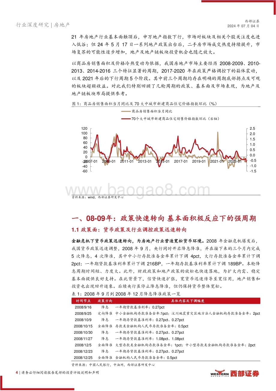 20240704_西部证券_房地产行业地产历史周期复盘：变化的周期不变的交易_26页.pdf_第4页