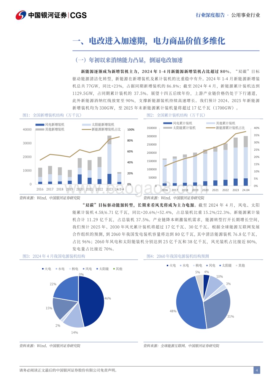 20240624_银河证券_2024年中期电力行业投资策略：电改进入加速期紧抓估值与成长机遇_36页.pdf_第4页