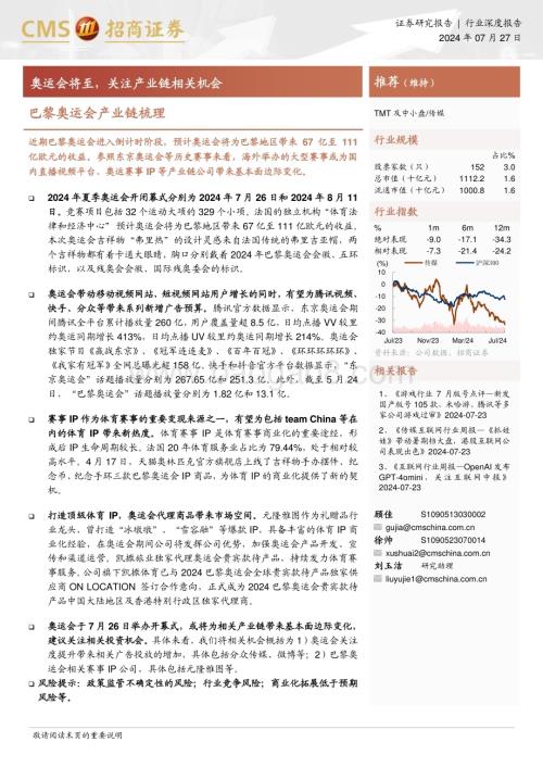 20240727_招商证券_传媒行业巴黎奥运会产业链梳理：奥运会将至关注产业链相关机会_12页.pdf