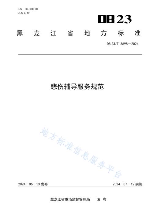 悲伤辅导服务规范DB23／T 3698—2024.pdf