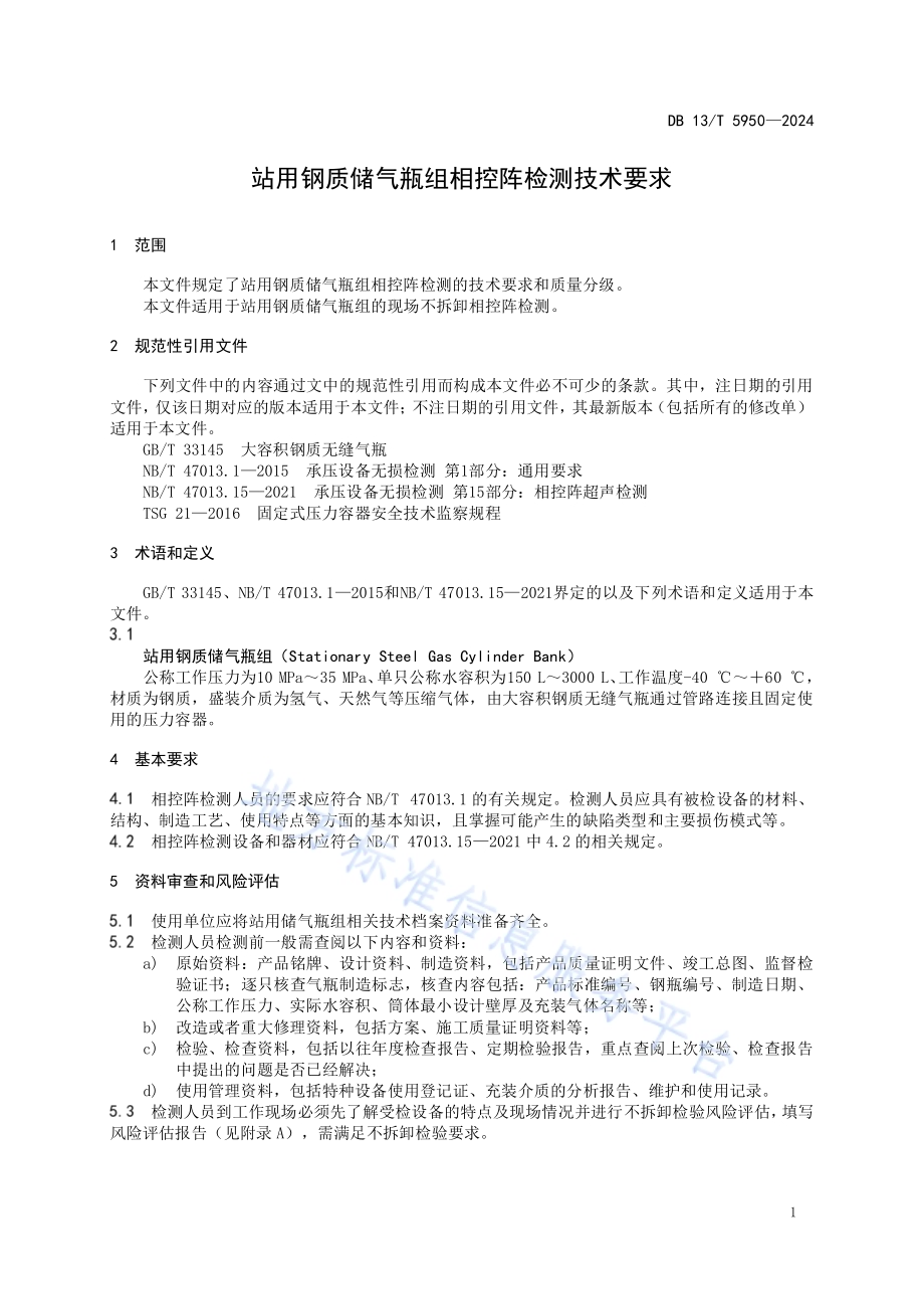 站用钢质储气瓶组相控阵检测技术要求DB13／T 5950-2024.pdf_第5页