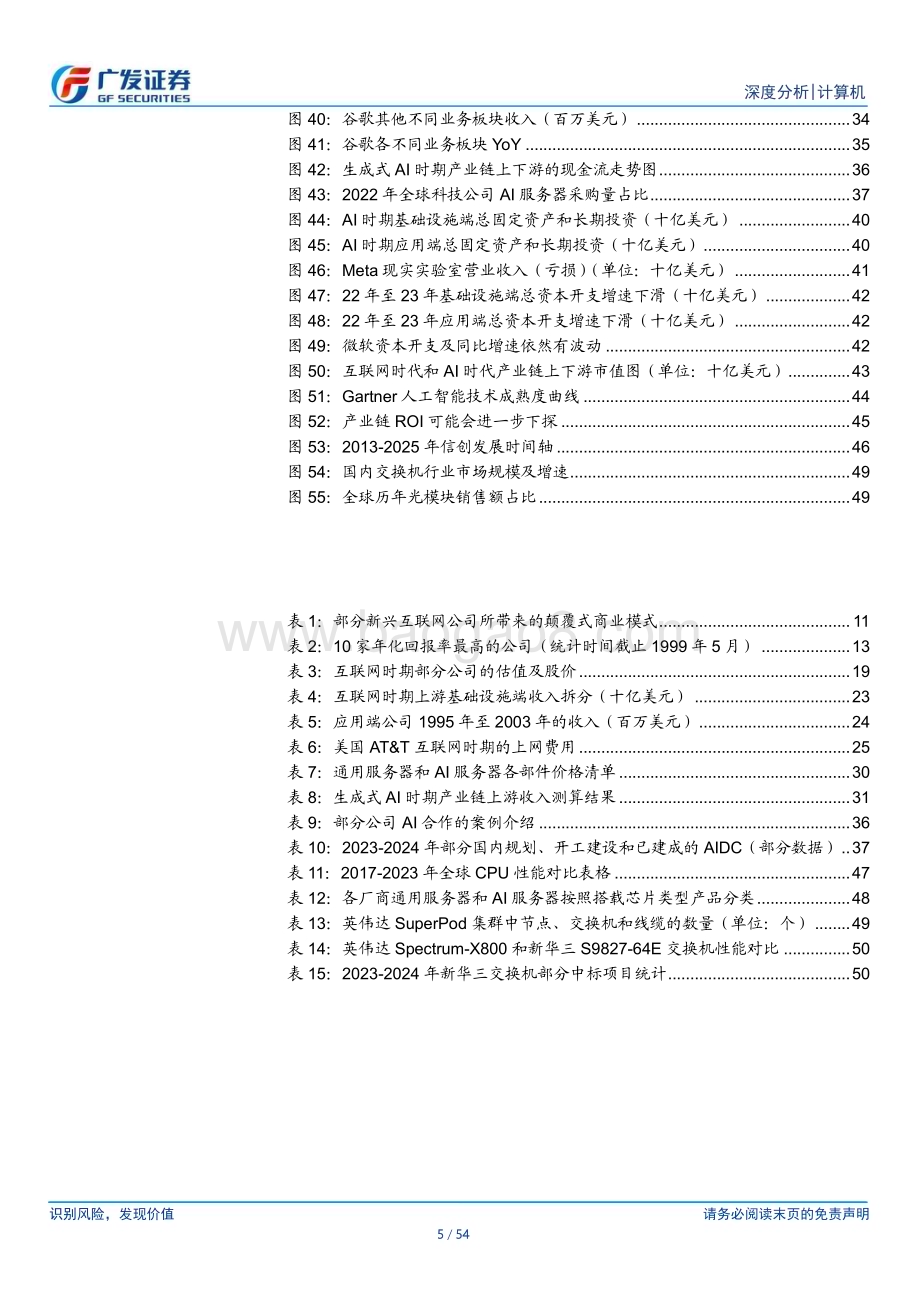 20240722_广发证券_计算机行业：以产业链ROI的角度如何看新技术发展过程中的两面性_54页.pdf_第5页