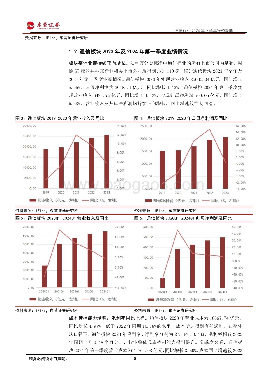 20240726_东莞证券_通信行业2024年下半年投资策略：聚焦AI连接侧需求与通感一体发展_32页.pdf_第5页