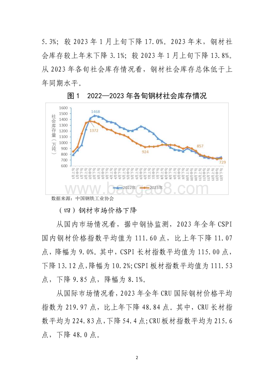 20240731_中商产业研究院_2023 年钢铁行业经济运行报告_7页.pdf_第2页