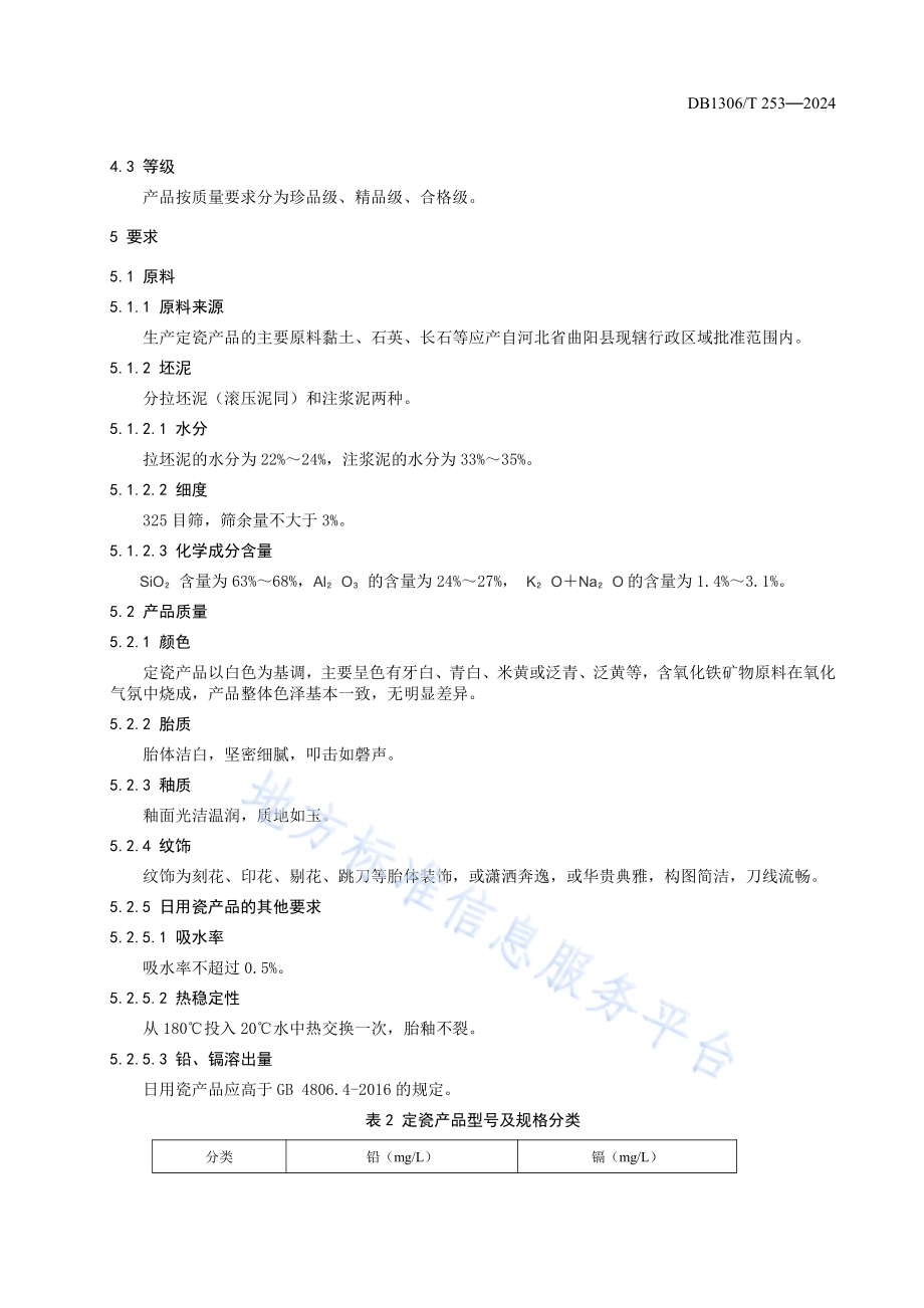 地理标志保护产品 定瓷DB1306／T 253-2024.pdf_第4页