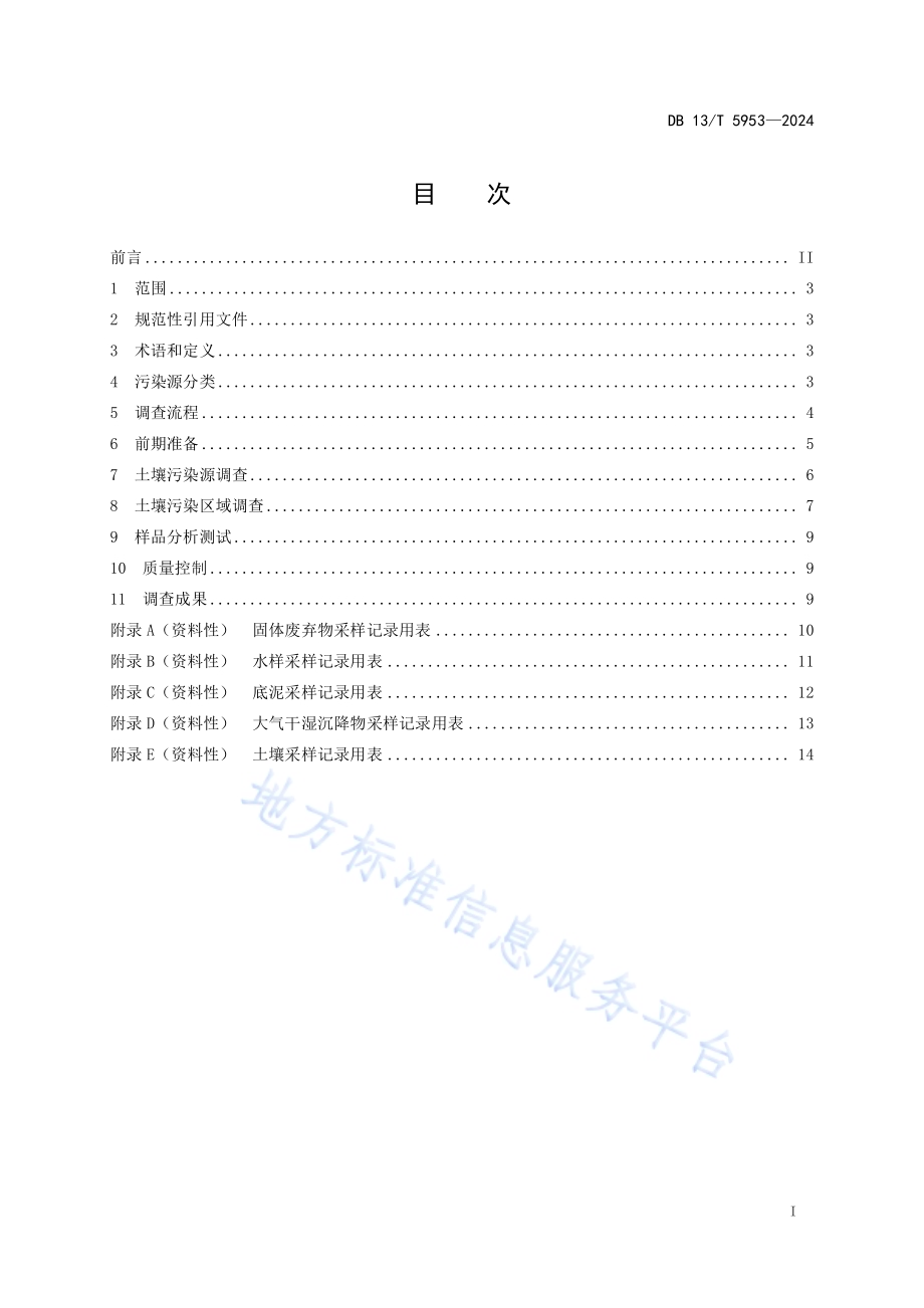 土壤面源污染源分类与调查技术规程DB13／T 5953-2024.pdf_第3页