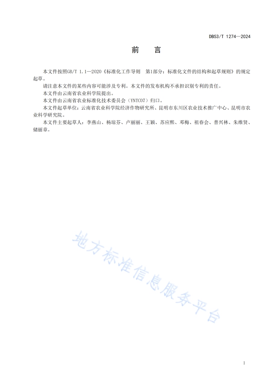 东川大洋芋生产技术规范DB53／T 1274-2024.pdf_第3页