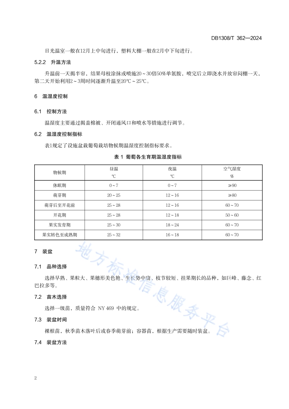 设施盆栽葡萄栽培技术规程DB1308／T 362-2024.pdf_第4页