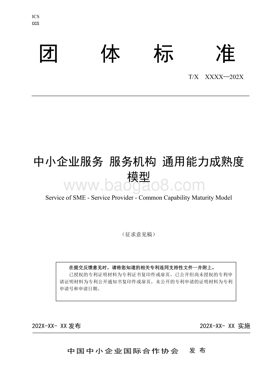 中小企业服务服务机构通用能力成熟度模型.pdf_第1页