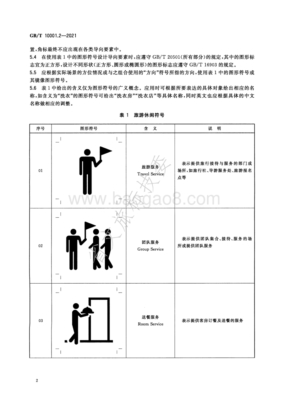 公共信息图形符号 第2部分：旅游休闲符号 GBT 10001.2-2021.pdf_第4页