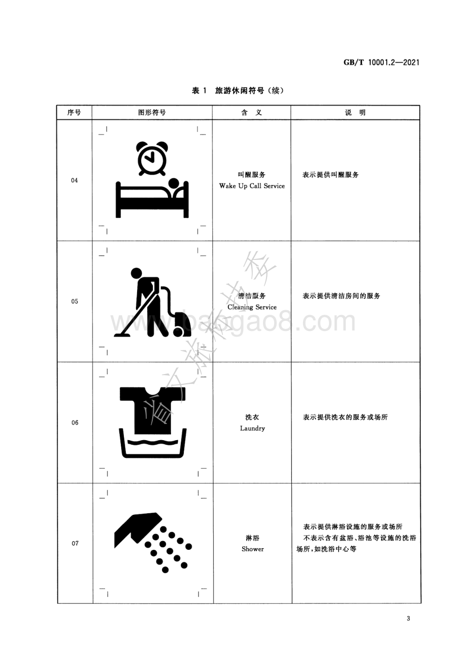 公共信息图形符号 第2部分：旅游休闲符号 GBT 10001.2-2021.pdf_第5页