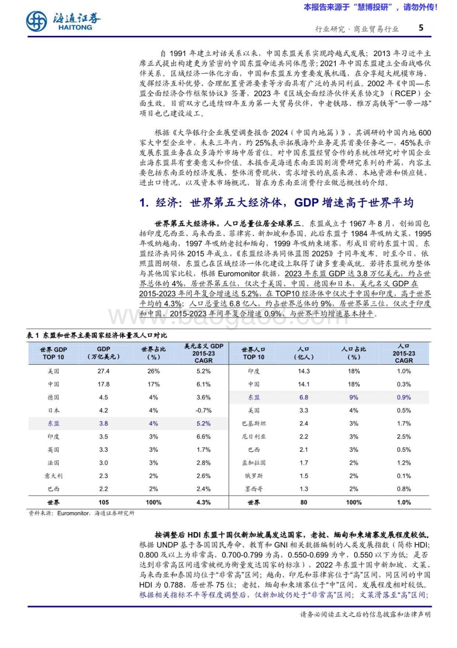 20240819_海通证券_商业贸易行业专题报告：东南亚国别消费研究总篇—世界第六大消费市场增长动力强劲_23页.pdf_第5页
