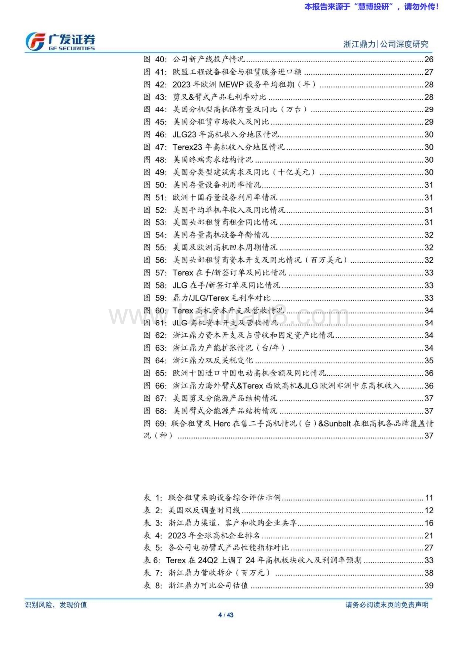 20240818_广发证券_工程机械行业广发机械“回归”系列四：浙江鼎力逐鹿全球小院高墙下的逆势突围_43页.pdf_第4页