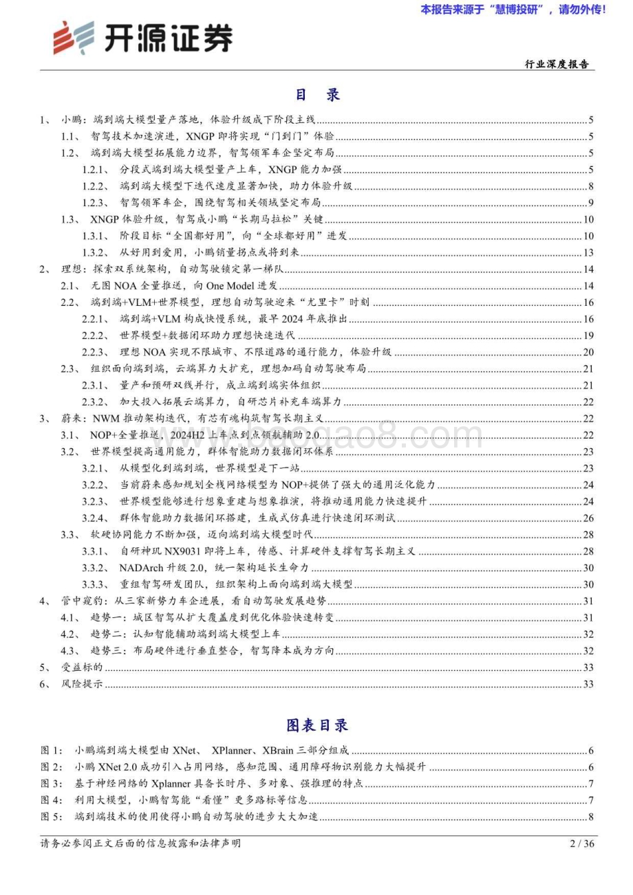 20240820_开源证券_汽车行业深度报告：智能汽车系列从小鹏、理想、蔚来布局看自动驾驶发展趋势_36页.pdf_第2页