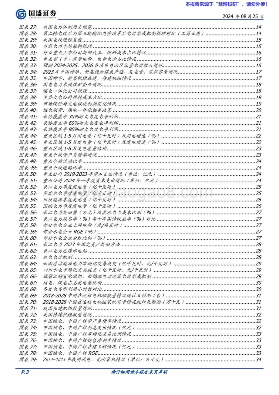 20240825_国盛证券_电力行业策略：坚定变革价值凸显回归公用穿越周期_41页.pdf_第3页