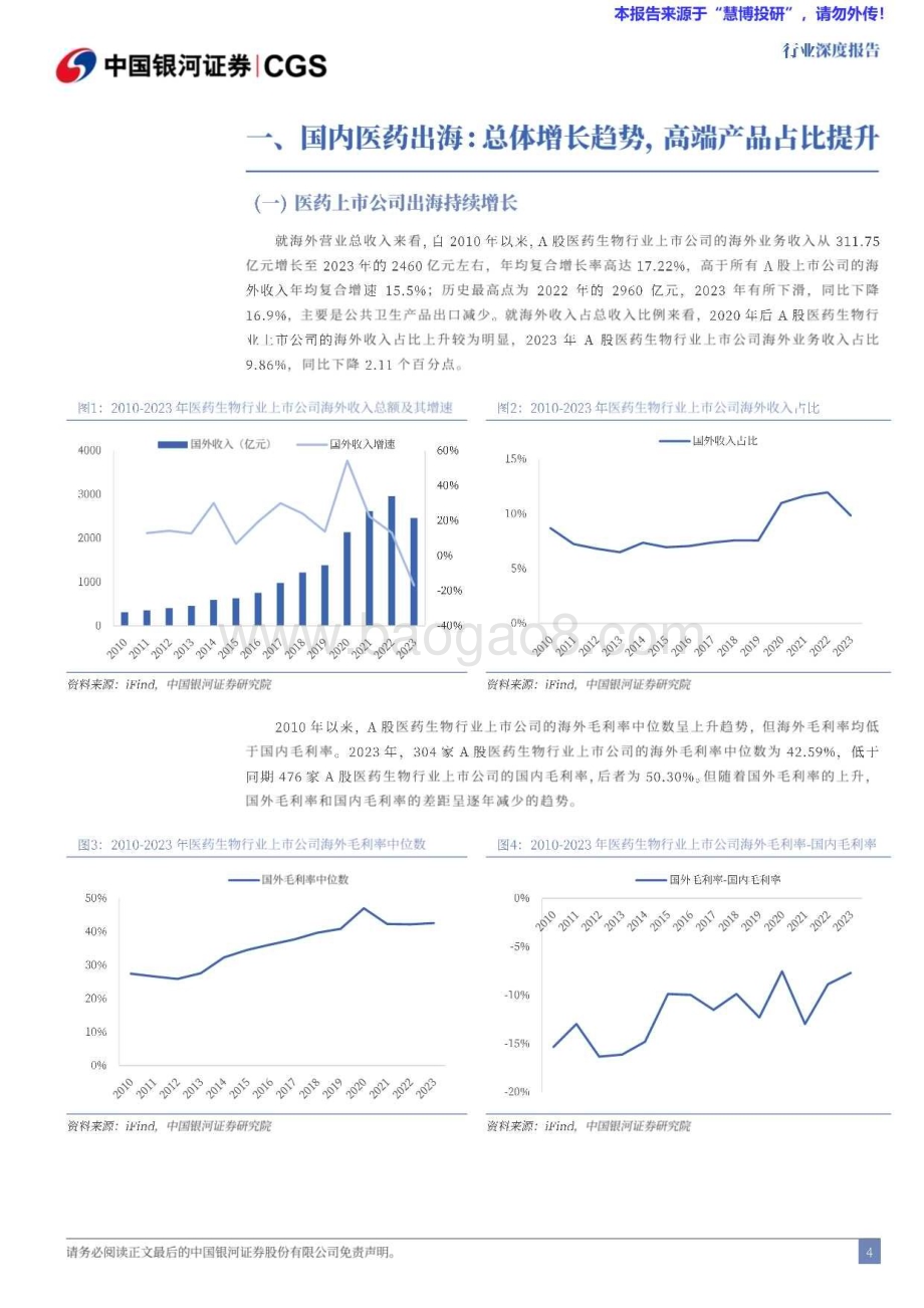 20240819_银河证券_医药生物行业出海研究报告：医药出海竞争升级顺势而为_38页.pdf_第4页