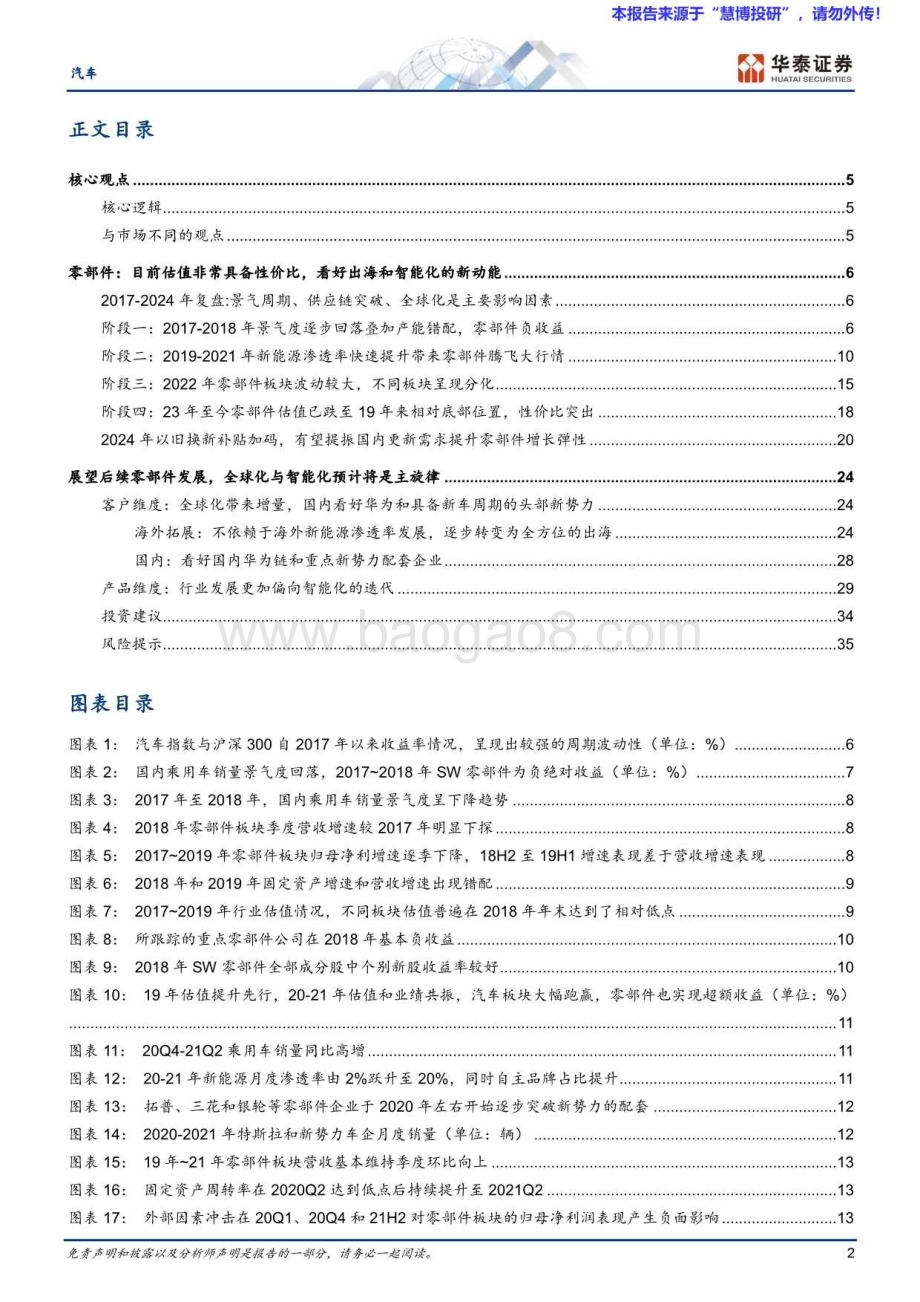 20240821_华泰证券_汽车行业： 汽车零部件复盘启示全球化与智能化将开启底部的掘金机会_39页.pdf_第2页