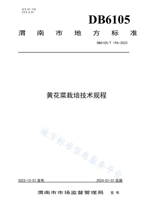 黄花菜生产技术规程DB6105／T 196-2023.pdf