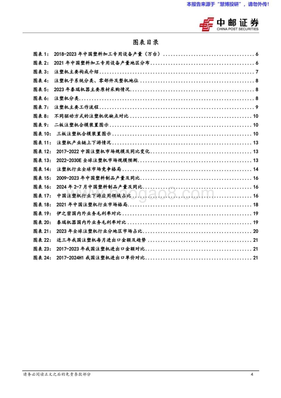 20240818_中邮证券_机械设备行业注塑机专题：消费品以旧换新有望拉动内需下游出海带来增长新动能_26页.pdf_第4页